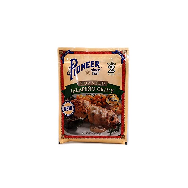 Pioneer Roasted Jalapeño Gravy Mix 1.7oz packets - bag