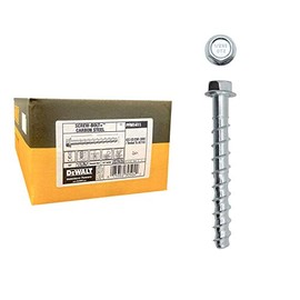 3/8 x 4 DeWALT Engineered by Powers Screw-Bolt High Performance Screw Anchor Zinc-Plated (50)