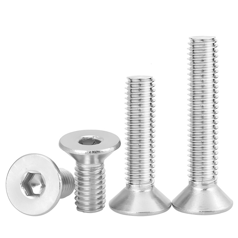 M12 Screws,M12x50mm Flat Head Socket Cap Screws, M12-1.75x50mm Countersunk Head