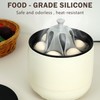 Creative Manual Hand Boiled Egg Peeler,Cooked Egg Stripper & Silicone