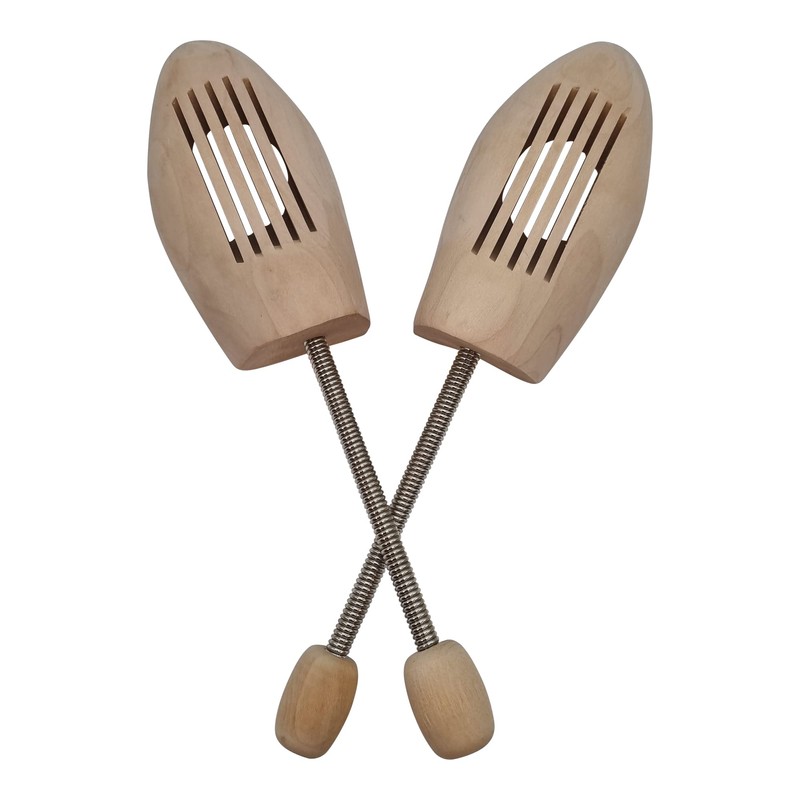 Delfa Wooden Shoe Trees, Shoe Stretcher, Shoe Shaper with Metal