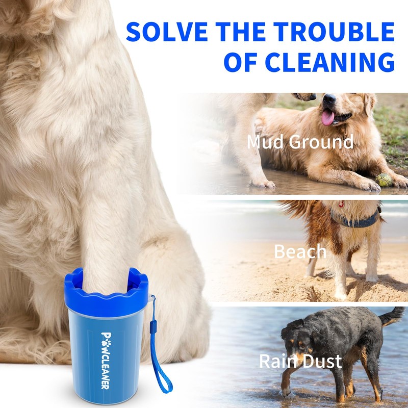 Professional 7 in 1 Dog Paw Cleaner for Dogs -
