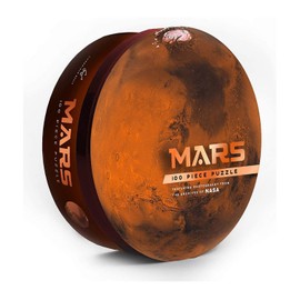 Chronicle Books Mars 100 Piece Puzzle: Featuring Photography from The Archives of NASA (Shaped Space Puzzle, Photography Puzzles, NASA Puzzle, Solar System Puzzle)
