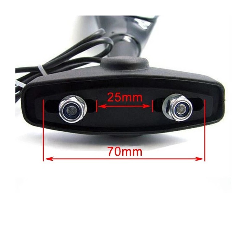 POMT Rearview Mirrors With Turn Signals LED For Yamaha YZF