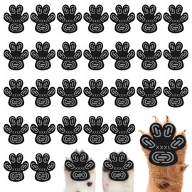 28 Stück Pfotenschutz für Hunde, Anti-Rutsch Hund Pfotenschutz, Selbstklebende Hund Schuhe, rutschfeste Hundeschuhe (XXXL)