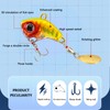 Katyjun 5 Piece Fishing Lure Set, Perch Bait, Jig Spinner