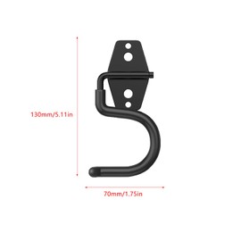 UtySty 2 Pack Broom Holder Wall Mount Heavy Duty Mop Hanger with Screws Anchors Stand-Alone Hook Handle Grabber Gripper Organizer for Garage Storage Cleaning Tools Mops Garden Hammer Shovel