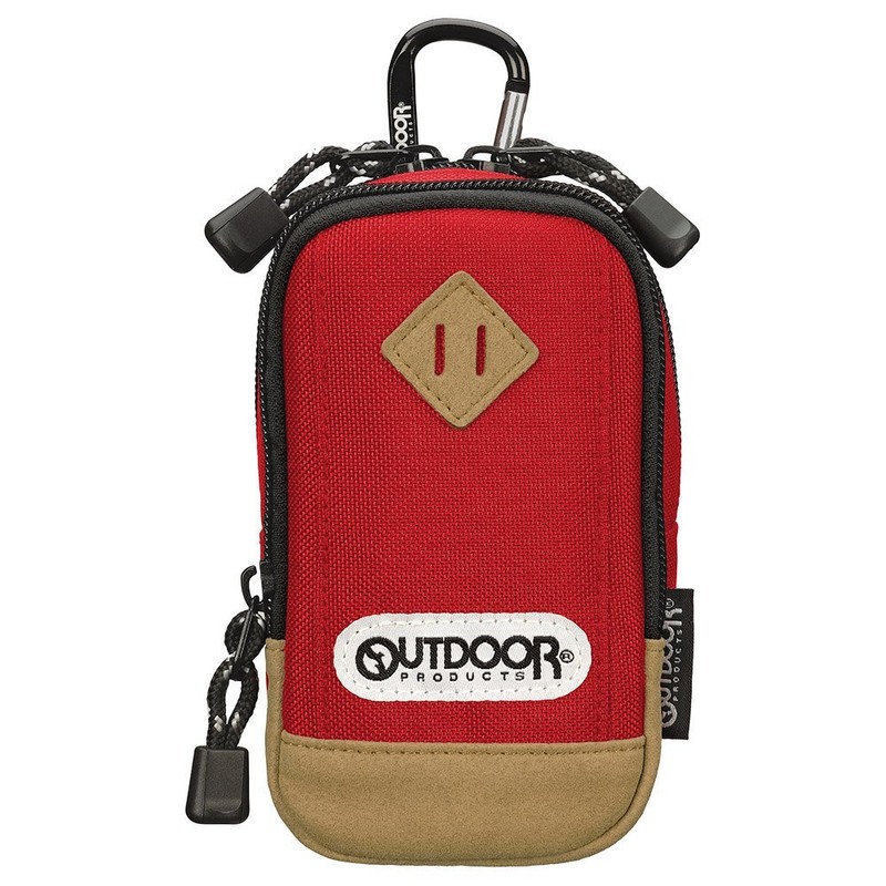 OUTDOOR PRODUCTS (アウトドアプロダクツ) デジタルカメラケース アウトドア カメラポーチ01 レッド ODCP01RD