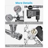 NICREW CO2 Pressure Reducer Aquarium, CO2 Pressure Regulator with 2