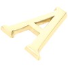 KOTARBAU® Letter A Made of Brass 10 cm for Houses,