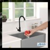 Aolemi Cold Water Only Kitchen Faucet Black 304 Stainless Steel