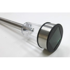 Trade One 30089 Stainless Steel Solar Garden Light, Set of 3, Silver, Diameter 0.2 x 13.4 inches (5 x 34 mm)