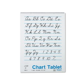 Pacon Chart Tablets Cursive Cover, 32 X 24, 1 (Pac-74610)