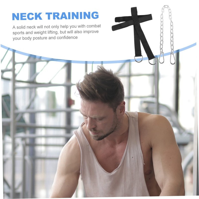 WHAMVOX 1Set Neck Training Exerciser Neck Harness for Fitness Sports