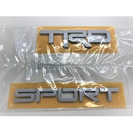 Toyota 4Runner TRD Sport Silver Badge C-Pillar Genuine OE OEM