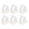 100Pcs Cable Management Clip Adjustable Adhesive PA66 Nylon Cord Organizer