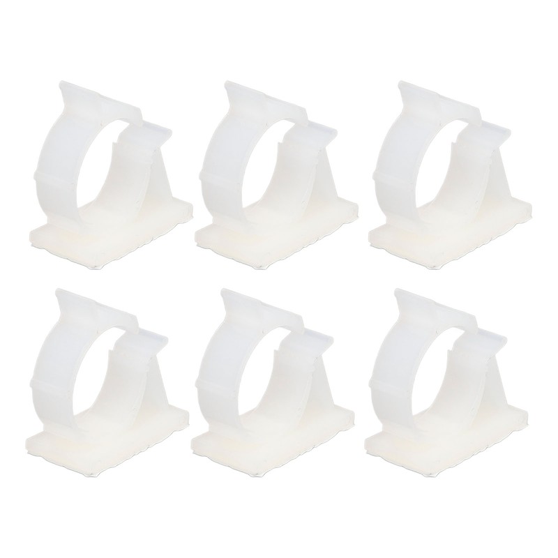 100Pcs Cable Management Clip Adjustable Adhesive PA66 Nylon Cord Organizer