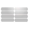 Mygoodprice 8 Strips White Reflective Reflective Circle Strips for Helmets