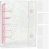 Cymidreke Seal Notebook, Plastan, Transparent, Size, Mini Binder, 20 Refills,