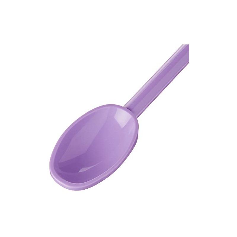 Mercer Culinary Hell's Tools Hi-Heat 12-Inch Mixing Spoon, Purple, Fabric