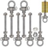WWFFEN 6 Bearing Silent Heavy Duty Swing Hanger Permanent Anti-Rust