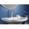 KOHLER Lilyfield Brushed Nickel Handle Single Hole/4" Centerset Bathroom Faucet