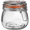 Hovico 25 oz Glass Jars With Airtight Lids And Leak