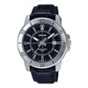 Casio MTP-VD01L-1CV Men's Enticer Leather Band 24 Hour Black Index