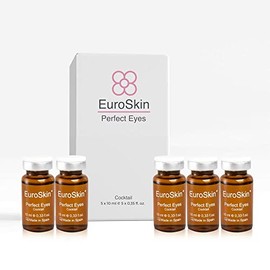 EuroSkin perfect eyes. Periocular and facial treatment. Prevent problems in the eye contour. Aestheticians' favorite serum. 5 vials x 10 ml / 5 vials x 0,35 fl. oz.