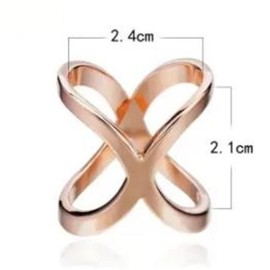 QUREZA Fashion X Shape Metal Scarf Ring Buckle For Women Simple Cross Scarf Clip Bow Buckle Holder Shawls for Wedding Party Gold Scarf Ring