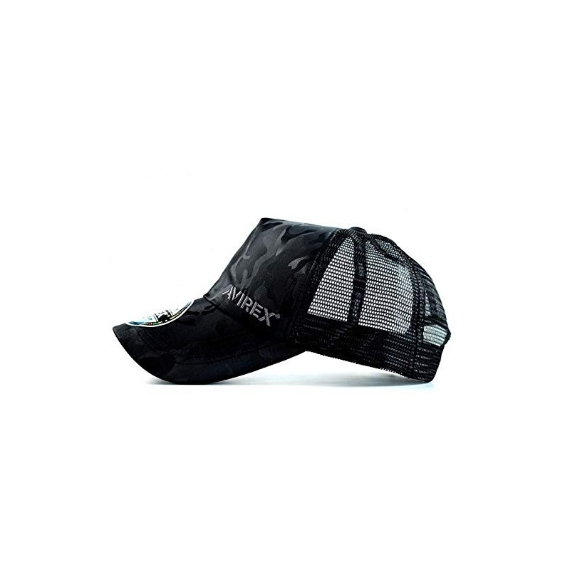 Avirex Limited Model Cap Hat Men's Black Series Black Avirex