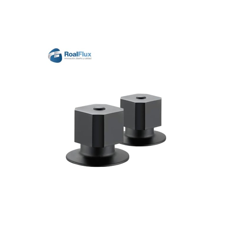 36281, Manerales para Regadera Negro, Metálico, Prime, Set de 2