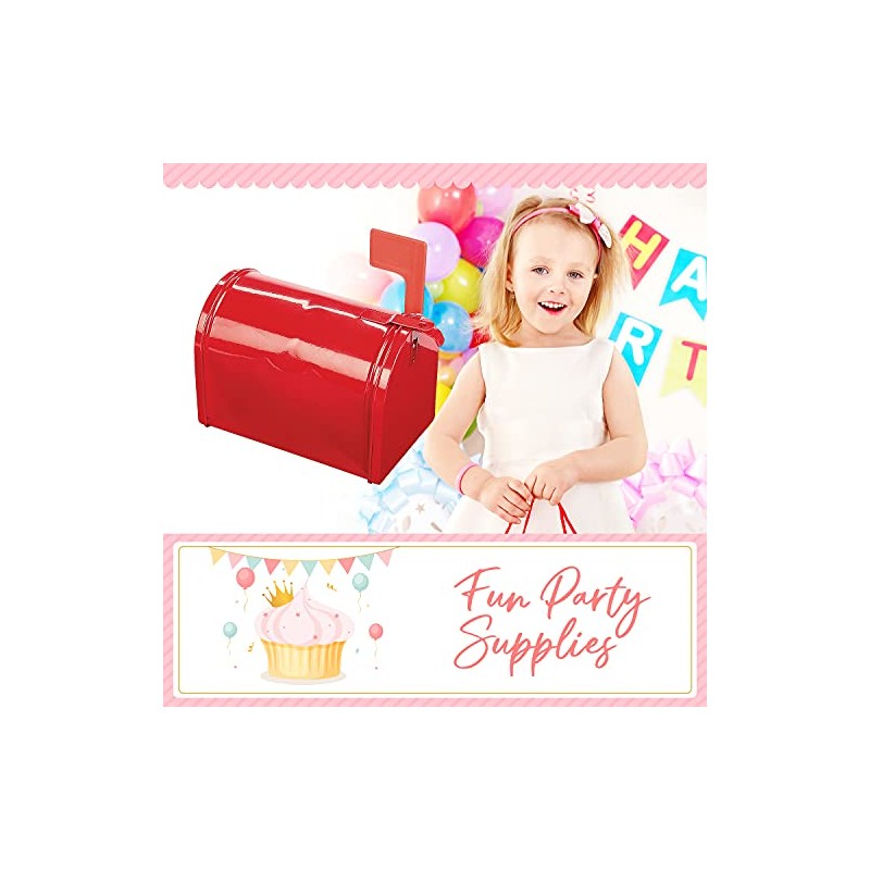 Fun Express Little Red Tinplate Mailbox