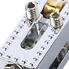 Electric Guitar Split Bridge Saddle Roller Ball String Plate Metal