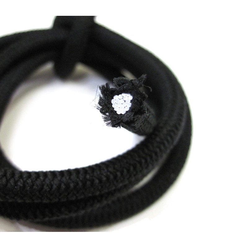 7mm (Approximately 1/4 inch) Elastic Bungee Polyester Cord (10ft, Black)