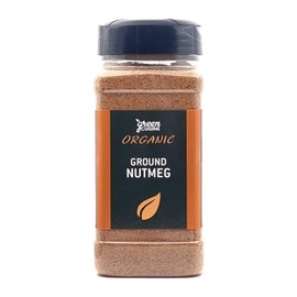 Organic Ground Nutmeg | 275g | Organic Nutmeg Powder by Green Cuisine - Perfect for Christmas/Seasonal recipes.