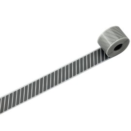 Silver Reflective Iron on Tape Heat Transfer Vinyl Stripe for Clothing (25mm x 10m)
