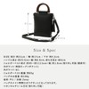 VITAFELICE Inb-90031p Women's 2-Way Pochette with Wood Handle, Black
