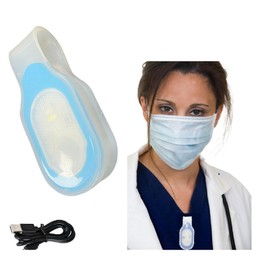 LED Flashlight Clip On Flashlight Nursing Night Light Clip Hands Free Rechargeable Safety Night Shift Lights for Outdoor Sports