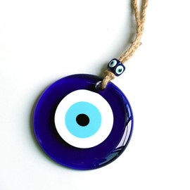Big Turkish Blue Evil Eye Hanging Car Charm Ornament Accessory Rear Glass Blessings Protection Faith Reflect Negative Energy Gifts Party Favor for Weddings Wall Decor Amulet House Decoration