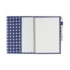 Amtsumug C02-25-00105 Notebook Cover, A5 Tatami Mat, Black, Dots, Navy
