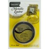 DecoArt DecoArt ML02C-28 Metallic Lustre Wax, 1-Ounce, Gold Rush
