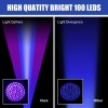 Unbranded UV Ultraviolet Light Flashlight Inspection 100 LED BlackLight 395nM