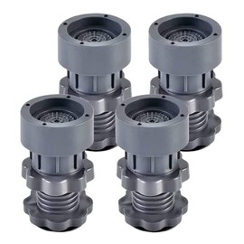 Qaautor Adjustable Height Washing Machine Support Gray Adjustable Machine Support Anti Vibration Washing Machine Foot Pad, Washing Machine Pad 4PCS