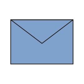 Paperado B6 Lined Tissue Envelope - Wedgwood (Pack of 5)