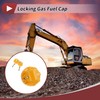 HEROFFIX Excavator Locking Gas Cap for Volvo Locking Fuel Tank