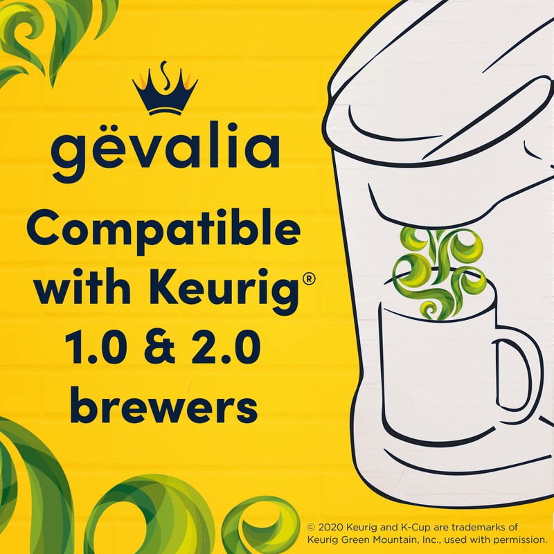 Gevalia Colombia K-Cup Coffee Pods, for a Keto and Low