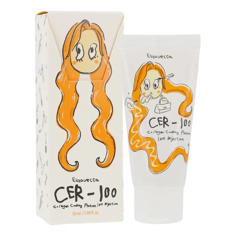Tratamiento protena capilar y colgeno Elizavecca antifrizz 50ml