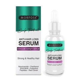 Morfose Scalp Treatment Anti-Hair Loss Serum - Hair Growth Promoting Serum Against Hair Loss (Niacinamide, Peptides, AHA-BHA)