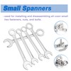 Treki 4-11mm Mini Wrench Sets, 10Pcs Metric Small Combination Wrenches
